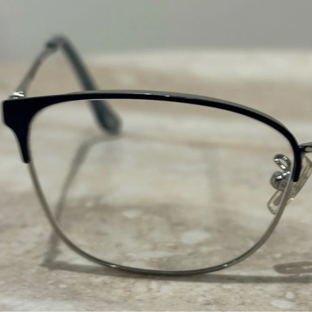 Coach HC5135 metal rounded squared half rimmed women’s eyeglasses - Picture 3 of 10